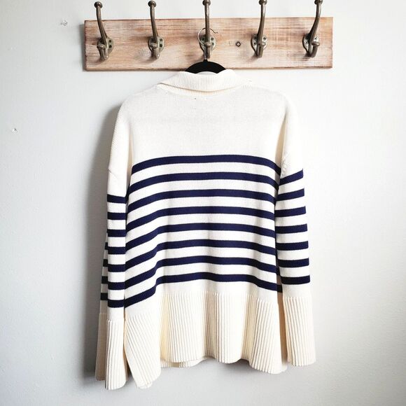 Gap Women's Striped V-Neck Sweater Size Large Casual & Stylish GUC - Picture 10 of 14